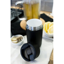 Kubek termiczny 400 ml Air Gifts z ceramiką | Nabila z nadrukiem Twojego logo, materiał: plastik, stal nierdzewna, stal, ceramika, kolor: biały Kubek termiczny 400 ml Air Gifts z ceramiką | Nabila z nadrukiem Twojego logo, materiał: plastik, stal nierdzewna, stal, ceramika, kolor: biały