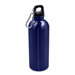 Butelka sportowa 500 ml z karabińczykiem | Brenda z nadrukiem Twojego logo, materiał: plastik, stal nierdzewna, stal, kolor: granatowy Butelka sportowa 500 ml z karabińczykiem | Brenda z nadrukiem Twojego logo, materiał: plastik, stal nierdzewna, stal, kolor: granatowy