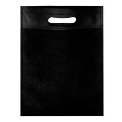 Torba z nadrukiem Twojego logo, materiał: non-woven, kolor: czarny