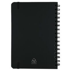 Notatnik ok. A5 z nadrukiem Twojego logo, materiał: pu, kolor: czarny Notatnik ok. A5 z nadrukiem Twojego logo, materiał: pu, kolor: czarny