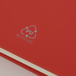 Notatnik ok. A5 z nadrukiem Twojego logo, materiał: pu, kolor: czerwony Notatnik ok. A5 z nadrukiem Twojego logo, materiał: pu, kolor: czerwony
