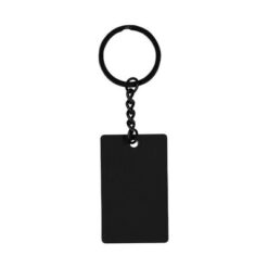 Brelok do kluczy z nadrukiem Twojego logo, materiał: stal nierdzewna, stal, kolor: czarny Brelok do kluczy z nadrukiem Twojego logo, materiał: stal nierdzewna, stal, kolor: czarny