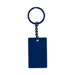 Brelok do kluczy z nadrukiem Twojego logo, materiał: stal nierdzewna, stal, kolor: niebieski Brelok do kluczy z nadrukiem Twojego logo, materiał: stal nierdzewna, stal, kolor: niebieski