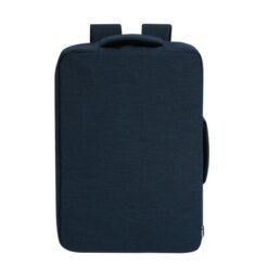 Plecak na laptopa 15" z RPET z nadrukiem Twojego logo, materiał: poliester, rpet, kolor: granatowy