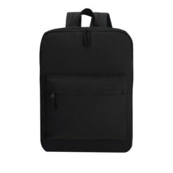 Plecak na laptopa 15" z nadrukiem Twojego logo, materiał: pu, kolor: czarny Plecak na laptopa 15" z nadrukiem Twojego logo, materiał: pu, kolor: czarny