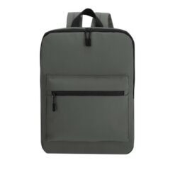 Plecak na laptopa 15" z nadrukiem Twojego logo, materiał: pu, kolor: szary Plecak na laptopa 15" z nadrukiem Twojego logo, materiał: pu, kolor: szary
