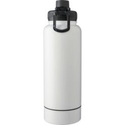 Butelka termiczna 1000 ml z nadrukiem Twojego logo, materiał: stal nierdzewna, stal, kolor: biały Butelka termiczna 1000 ml z nadrukiem Twojego logo, materiał: stal nierdzewna, stal, kolor: biały