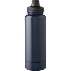 Butelka termiczna 1000 ml z nadrukiem Twojego logo, materiał: stal nierdzewna, stal, kolor: granatowy Butelka termiczna 1000 ml z nadrukiem Twojego logo, materiał: stal nierdzewna, stal, kolor: granatowy