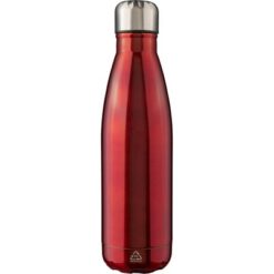 Butelka sportowa 650 ml z nadrukiem Twojego logo, materiał: stal nierdzewna, stal, kolor: czerwony Butelka sportowa 650 ml z nadrukiem Twojego logo, materiał: stal nierdzewna, stal, kolor: czerwony