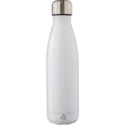 Butelka termiczna 500 ml z nadrukiem Twojego logo, materiał: stal nierdzewna, stal, kolor: biały Butelka termiczna 500 ml z nadrukiem Twojego logo, materiał: stal nierdzewna, stal, kolor: biały
