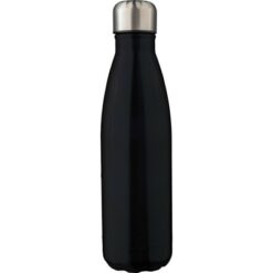 Butelka termiczna 500 ml z nadrukiem Twojego logo, materiał: stal nierdzewna, stal, kolor: czarny