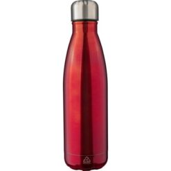 Butelka termiczna 500 ml z nadrukiem Twojego logo, materiał: stal nierdzewna, stal, kolor: czerwony Butelka termiczna 500 ml z nadrukiem Twojego logo, materiał: stal nierdzewna, stal, kolor: czerwony