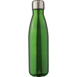 Butelka termiczna 500 ml z nadrukiem Twojego logo, materiał: stal nierdzewna, stal, kolor: zielony Butelka termiczna 500 ml z nadrukiem Twojego logo, materiał: stal nierdzewna, stal, kolor: zielony