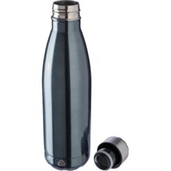 Butelka termiczna 500 ml z nadrukiem Twojego logo, materiał: stal nierdzewna, stal, kolor: grafitowy Butelka termiczna 500 ml z nadrukiem Twojego logo, materiał: stal nierdzewna, stal, kolor: grafitowy