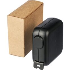 Miara 5m z nadrukiem Twojego logo, materiał: plastik, kolor: czarny Miara 5m z nadrukiem Twojego logo, materiał: plastik, kolor: czarny