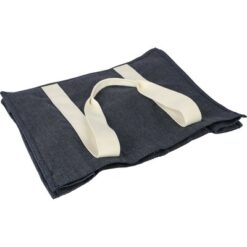 Torba na zakupy z nadrukiem Twojego logo, materiał: poliester, bawełna, kolor: granatowy