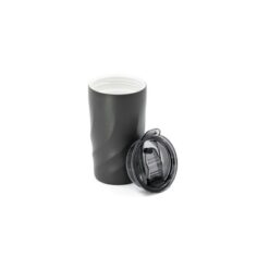 Kubek podróżny BrandCharger Vortex Calix Ceramica z nadrukiem Twojego logo, materiał: stal nierdzewna, tritan, stal, kolor: grafitowy Kubek podróżny BrandCharger Vortex Calix Ceramica z nadrukiem Twojego logo, materiał: stal nierdzewna, tritan, stal, kolor: grafitowy