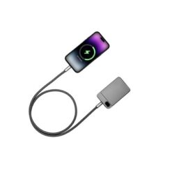 Kabel do ładowania i synchronizacji BrandCharger Volt z nadrukiem Twojego logo, materiał: plastik, nylon, rpet, kolor: grafitowy Kabel do ładowania i synchronizacji BrandCharger Volt z nadrukiem Twojego logo, materiał: plastik, nylon, rpet, kolor: grafitowy
