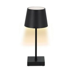 Lampka na biurko z nadrukiem Twojego logo, materiał: ps, kolor: czarny Lampka na biurko z nadrukiem Twojego logo, materiał: ps, kolor: czarny
