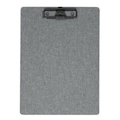 Podkładka do pisania z nadrukiem Twojego logo, materiał: poliester, rpet, kolor: szary Podkładka do pisania z nadrukiem Twojego logo, materiał: poliester, rpet, kolor: szary