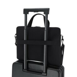 Torba na laptopa 14'' z nadrukiem Twojego logo, materiał: soft shell, kolor: czarny Torba na laptopa 14'' z nadrukiem Twojego logo, materiał: soft shell, kolor: czarny