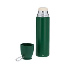 Termos 500 ml ze stali nierdzewnej z recyklingu z nadrukiem Twojego logo, materiał: stal nierdzewna, stal, kolor: zielony Termos 500 ml ze stali nierdzewnej z recyklingu z nadrukiem Twojego logo, materiał: stal nierdzewna, stal, kolor: zielony