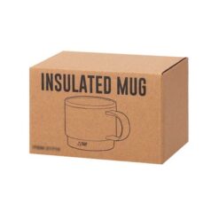 Kubek 140 ml ze stali nierdzewnej z recyklingu z nadrukiem Twojego logo, materiał: pp, stal nierdzewna, stal, kolor: czarny