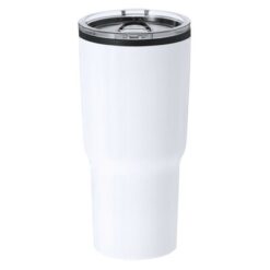 Kubek termiczny 530 ml z nadrukiem Twojego logo, materiał: pp, stal nierdzewna, stal, kolor: biały