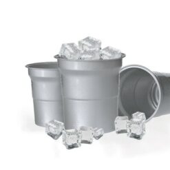Kubek 500 ml z aluminium z recyklingu z nadrukiem Twojego logo, materiał: aluminium, kolor: srebrny Kubek 500 ml z aluminium z recyklingu z nadrukiem Twojego logo, materiał: aluminium, kolor: srebrny