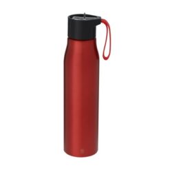 Butelka sportowa 700 ml z aluminium z recyklingu z nadrukiem Twojego logo, materiał: aluminium, kolor: czerwony Butelka sportowa 700 ml z aluminium z recyklingu z nadrukiem Twojego logo, materiał: aluminium, kolor: czerwony