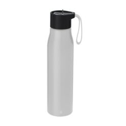 Butelka sportowa 700 ml z aluminium z recyklingu z nadrukiem Twojego logo, materiał: aluminium, kolor: srebrny