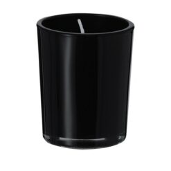 Świeczka zapachowa z nadrukiem Twojego logo, materiał: szkło, kolor: czarny