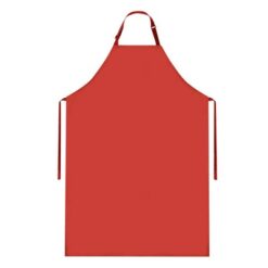 Fartuch kuchenny z nadrukiem Twojego logo, materiał: pvc, poliester, kolor: czerwony