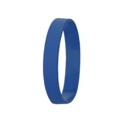 Bransoletka z nadrukiem Twojego logo, materiał: silikon, kolor: niebieski