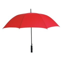 Wiatroodporny parasol automatyczny z nadrukiem Twojego logo, materiał: poliester, włókno szklane, rpet, kolor: czerwony Wiatroodporny parasol automatyczny z nadrukiem Twojego logo, materiał: poliester, włókno szklane, rpet, kolor: czerwony