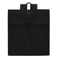 Plecak na laptopa 14" z nadrukiem Twojego logo, materiał: pu, kolor: czarny Plecak na laptopa 14" z nadrukiem Twojego logo, materiał: pu, kolor: czarny