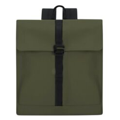 Plecak na laptopa 14" z nadrukiem Twojego logo, materiał: pu, kolor: zielony Plecak na laptopa 14" z nadrukiem Twojego logo, materiał: pu, kolor: zielony