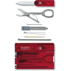 Narzędzie wielofunkcyjne Victorinox SwissCard Classic z nadrukiem Twojego logo, materiał: plastik, stal nierdzewna, stal, kolor: czerwony Narzędzie wielofunkcyjne Victorinox SwissCard Classic z nadrukiem Twojego logo, materiał: plastik, stal nierdzewna, stal, kolor: czerwony