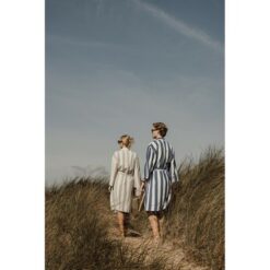 Szlafrok VINGA Ornos S/M z nadrukiem Twojego logo, materiał: bawełna, kolor: niebieski Szlafrok VINGA Ornos S/M z nadrukiem Twojego logo, materiał: bawełna, kolor: niebieski