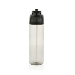 Butelka sportowa 800 ml Omni Sip RPET z nadrukiem Twojego logo, materiał: pp, rpet, kolor: czarny Butelka sportowa 800 ml Omni Sip RPET z nadrukiem Twojego logo, materiał: pp, rpet, kolor: czarny