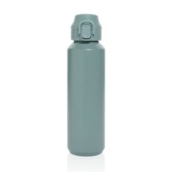 Butelka sportowa 600 ml Via z nadrukiem Twojego logo, materiał: pp, stal nierdzewna, stal, kolor: zielony Butelka sportowa 600 ml Via z nadrukiem Twojego logo, materiał: pp, stal nierdzewna, stal, kolor: zielony