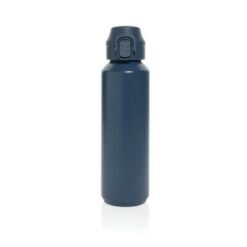 Butelka sportowa 600 ml Via z nadrukiem Twojego logo, materiał: pp, stal nierdzewna, stal, kolor: niebieski Butelka sportowa 600 ml Via z nadrukiem Twojego logo, materiał: pp, stal nierdzewna, stal, kolor: niebieski