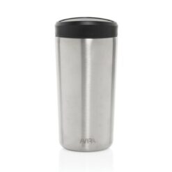 Kubek termiczny 400 ml Avira Alix z nadrukiem Twojego logo, materiał: pp, stal nierdzewna, stal, kolor: srebrny Kubek termiczny 400 ml Avira Alix z nadrukiem Twojego logo, materiał: pp, stal nierdzewna, stal, kolor: srebrny