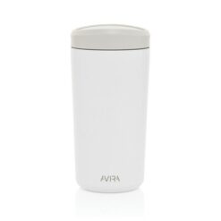 Kubek termiczny 400 ml Avira Alix z nadrukiem Twojego logo, materiał: pp, stal nierdzewna, stal, kolor: biały Kubek termiczny 400 ml Avira Alix z nadrukiem Twojego logo, materiał: pp, stal nierdzewna, stal, kolor: biały