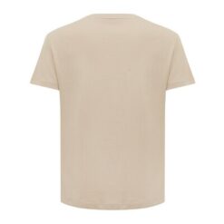 Damska koszulka Iqoniq Yala, bawełna z recyklingu z nadrukiem Twojego logo, materiał: bawełna, kolor: beżowy