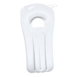 Dmuchany materac plażowy z nadrukiem Twojego logo, materiał: pvc, kolor: biały