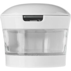 Krajalnica do czosnku z tarką z nadrukiem Twojego logo, materiał: plastik, stal nierdzewna, ps, stal, kolor: biały