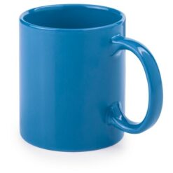 Kubek ceramiczny 370 ml z nadrukiem Twojego logo, materiał: ceramika, kolor: błękitny