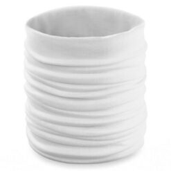 Osłona na twarz i szyję, komin z nadrukiem Twojego logo, materiał: poliester, kolor: biały