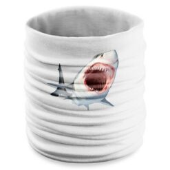 Osłona na twarz i szyję, komin z nadrukiem Twojego logo, materiał: poliester, kolor: biały